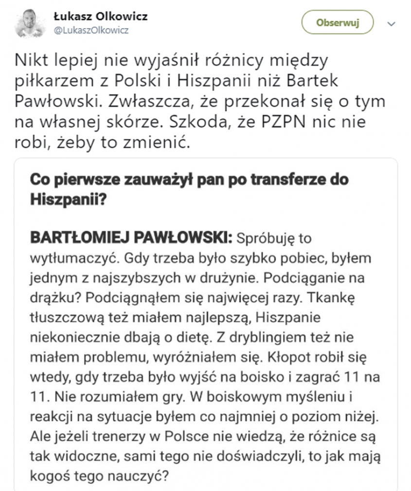 Bartłomiej Pawłowski o RÓŻNICY między Polską a Hiszpanią!